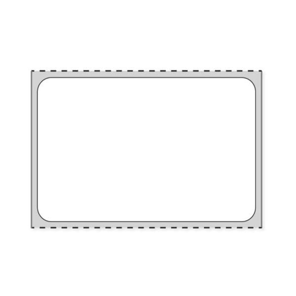 Thermal Labels Blank White Paper 2x1-1/4" 1" Core 1300/Rl