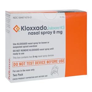 Kloxxado Nasal Spray 8mg Blister Pack 2/Package