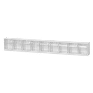 Tilt Bin Polystyrene White 1.75x2x2.5" Ea