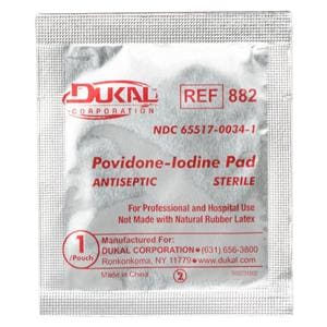 Povidone Iodine Prep Pad PVP Iodine 10%