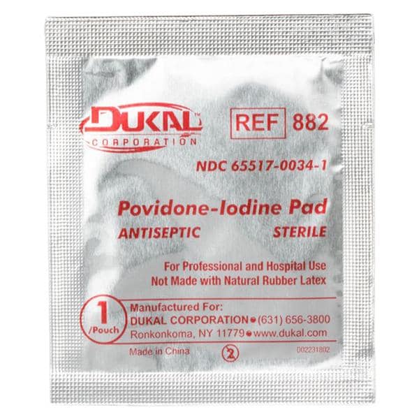 Povidone Iodine Prep Pad PVP Iodine 10%