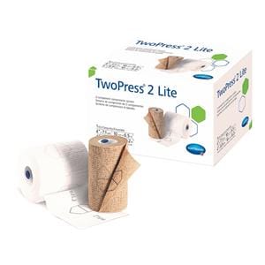 TwoPress 2 Lite Compression System Cotton 4"x7.1 Yards Tan/White 8/Ca