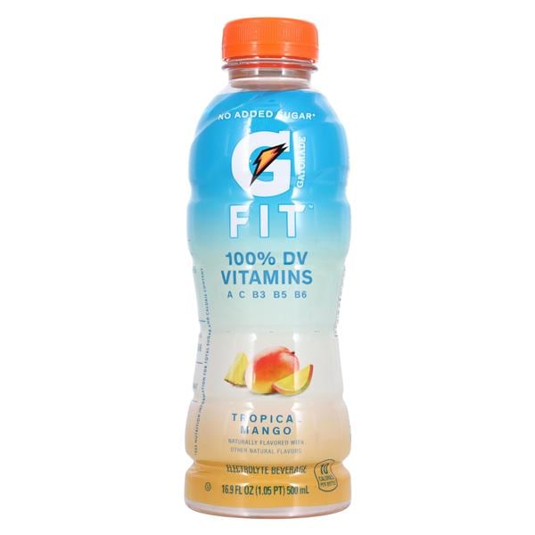 Gatorade G Fit Electrolyte Beverage Tropical Mango 16.9oz Bottle 12/Ca
