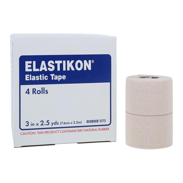 Actimove Elastikon Athletic Tape Cotton/Elastic 3"x2.5yd Tan 4/Bx