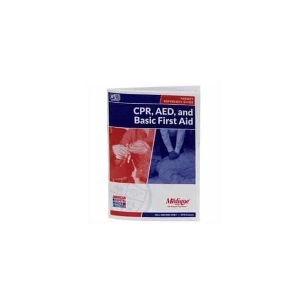 CPR, AED, and Basic First Aid Pocket/Reference Handbook Ea