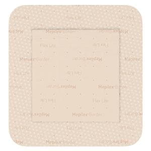Mepilex Border Flex Lite Foam Wound Dressing 4x4" Square Tan