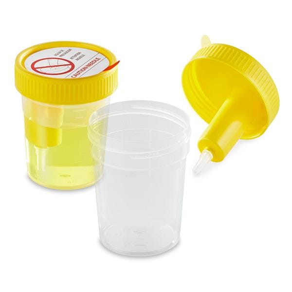TransferTop Urine Collection Cup 4oz DEHP/BPA-Free Sterile Bulk 300/Ca