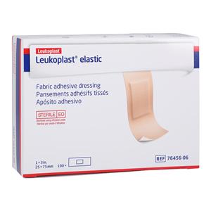 Leukoplast Adhesive Bandage Elastic/Fabric 1x3" Tan Sterile 100/Bx