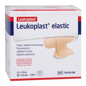 Leukoplast Adhesive Bandage Elastic/Fabric 1.5x2" Tan Sterile 100/Bx