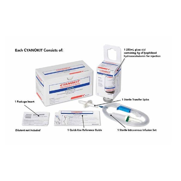 Cyanokit Cyanide Antidote Injection 5gm Kit 250mL Each