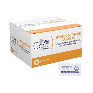 Hydrocortisone OTC 1% Cream 1% 1/32oz Foil Packet 144/Bx