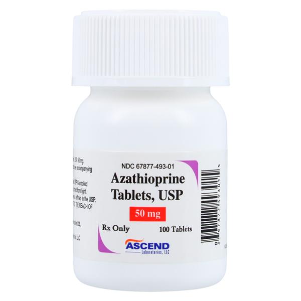 Azathioprine Tablets 50mg Bottle 100/Bottle