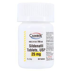 Sildenafil Tablets 25mg Bottle 30/Bottle Each