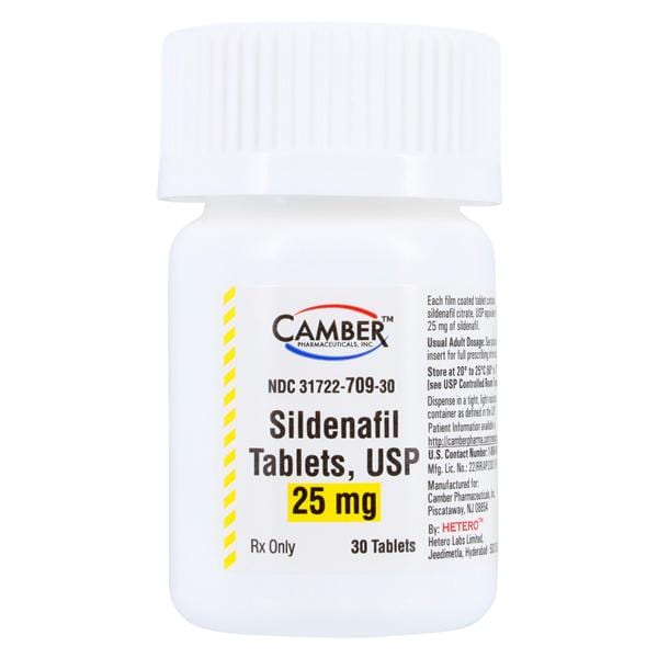 Sildenafil Tablets 25mg Bottle 30/Bottle Each