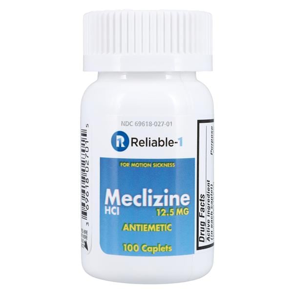 Meclizine Tablets 12.5mg 100/Bt