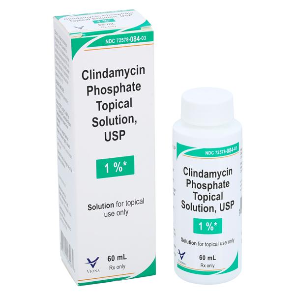 Clindamycin Phosphate Topical Solution 1% Bottle 60mL Each