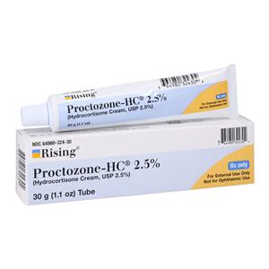 Hydrocortisone Topical Cream 2.5% Tube 30gm Each