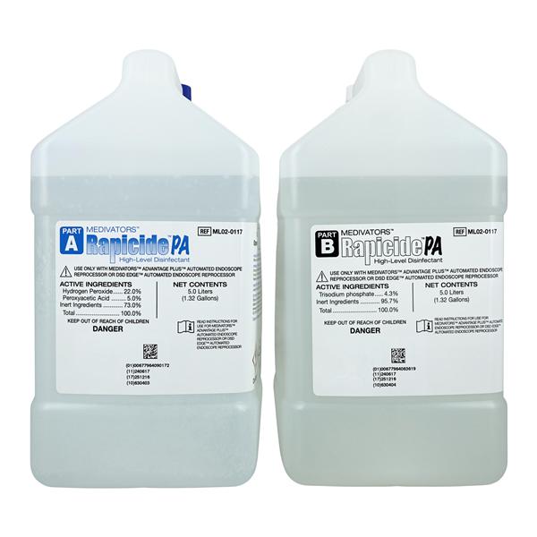Rapicide PA High Level Disinfectant Disinfectant 5 Liter 2/Ca