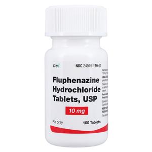 Fluphenazine HCl Tablets 10mg Bottle 100/Bottle Each
