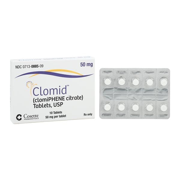 Clomid Tablets 50mg Blister Pack 1x10