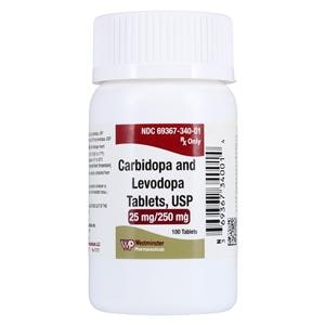 Carbidopa/Levodopa Tablets 25/250mg Bottle 100/Bottle Each