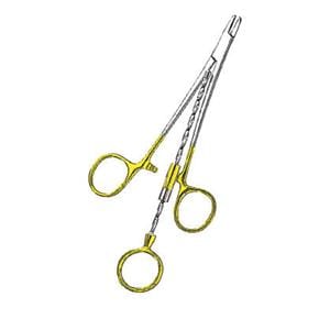 Forceps Wire Corwin Finger Rings/Three Gold Straight Cross Serrated Ea