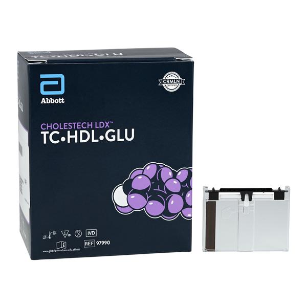 Cholestech LDX TC/HDL/Glucose Test Kit CLIA Waived for Whole Blood 10/Bx