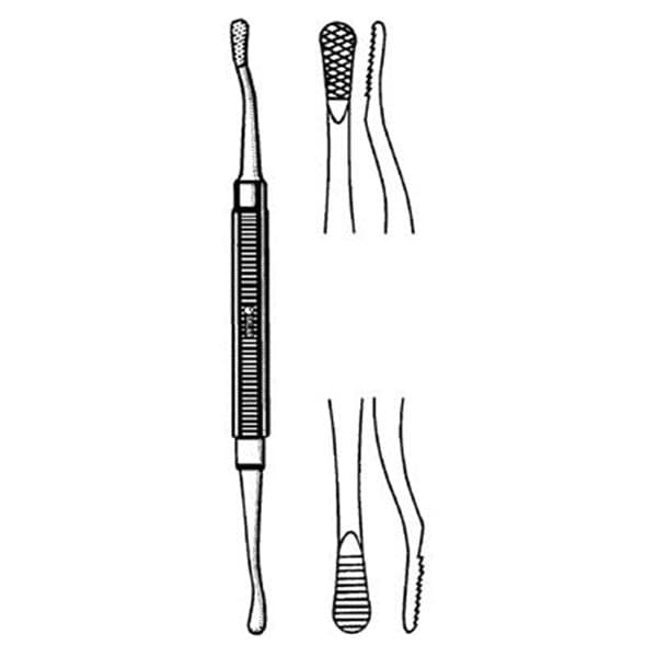 Bone File Stainless Steel Non-Sterile Reusable Ea