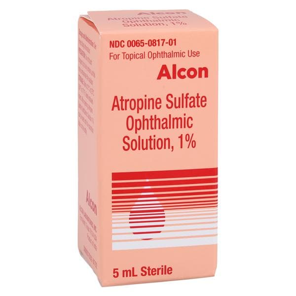 Atropine Sulfate Ophthalmic Solution Bottle 5mL Each