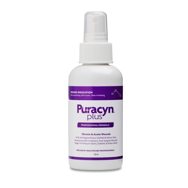 Puracyn Plus Wound Cleanser 4oz HOCI Non-Sterile LF Btl Disposable 6/Ca