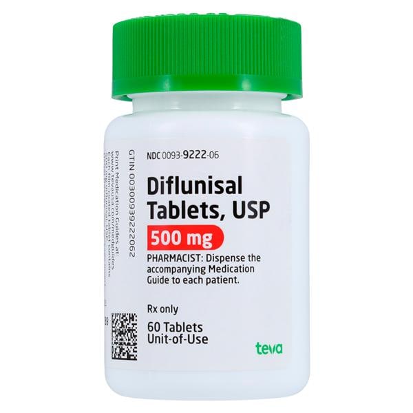 Diflunisal Tablets 500mg Bottle 60/Bottle Each
