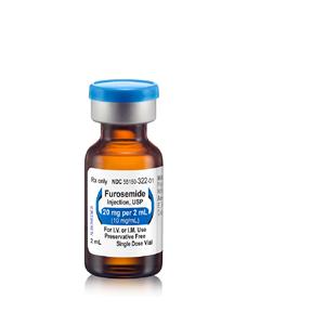 Furosemide Injection 10mg/mL SDV 2mL 25/Package