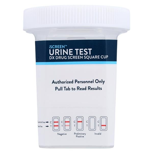 iScreen DX Square Cup CLIA Waived 25/Bx