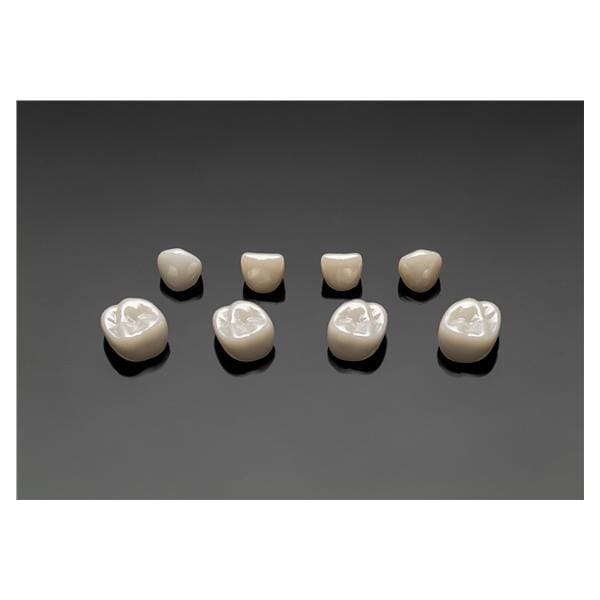 ACERO Crowns Size 2 2nd Primary Lower Left Molar 1/Bag Ea
