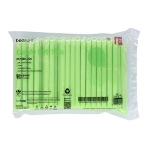 BeeSure High Volume HVE Tips Side Vented Grn Cushion Tip Recycled Plastic 100/Bg