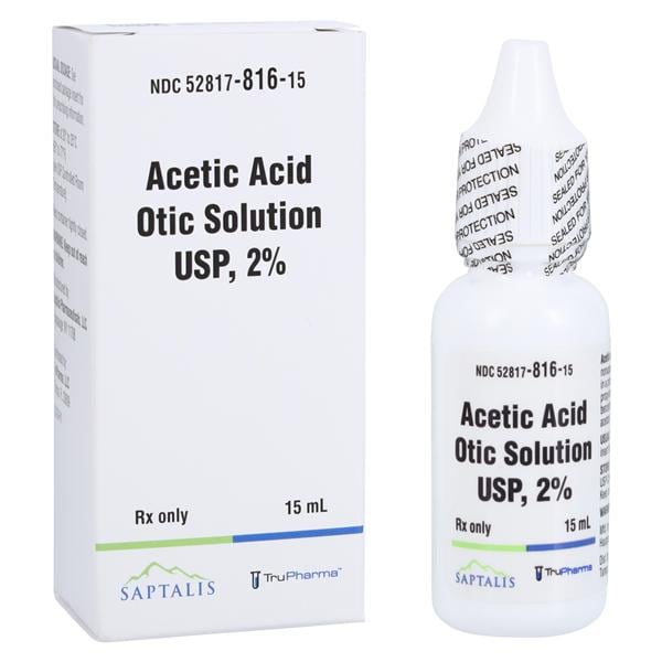 Acetic Acid Otic Solution 2% Bottle 15mL Each