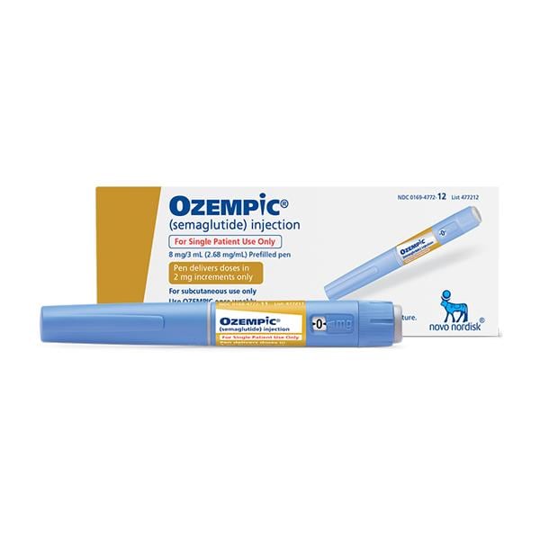 Ozempic Injection 8mg Prefilled Pen 3mL Each
