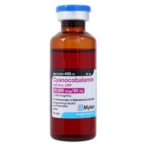 Cyanocobalamin Injection 1000mcg/mL MDV 30mL/VL Each
