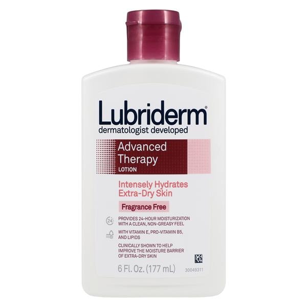 Lubriderm Advanced Therapy Lotion Vitamin E/B5 6oz Bottle 6/Pk
