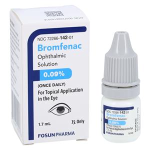 Bromfenac Sodium Ophthalmic Solution 0.09% Bottle 1.7mL Each