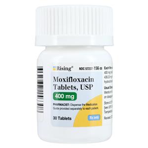 Moxifloxacin HCL Tablets 400mg Bottle 30/Bottle Each