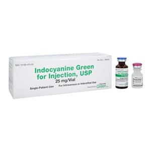 Indocyanine Green Injection 25mg/Vl Box 6/Package