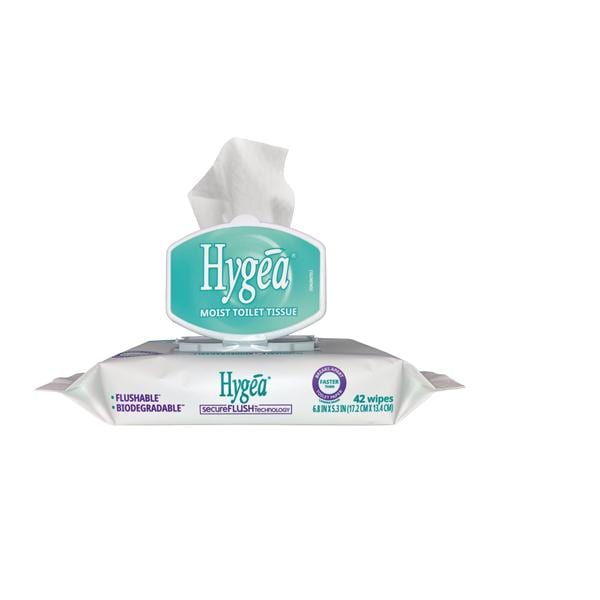 Hygea Toilet Tissue Light Fresh Scent Disposable 5.3x6.8" 42/Pk