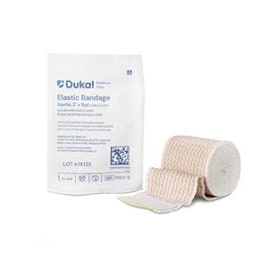 Elastic Bandage Cotton/Polyester/Elastic 2"x5yd Tan Sterile 36/CA