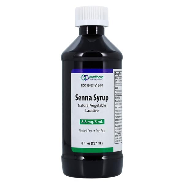 Natural Senna Laxative Syrup 8oz Bottle 8oz/Bt