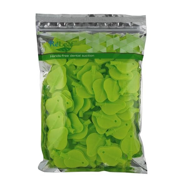 ReLeaf HVE Suction Device Vented Green Polymer Regular 100/Bg
