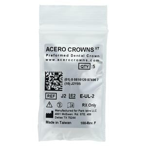 ACERO Crowns 2 2nd Primary Upper Left Molar 5/Pk 5/Pk