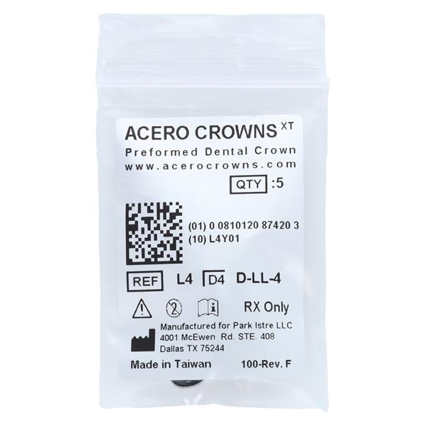 ACERO Crowns 4 1st Primary Lower Left Molar 5/Pk 5/Pk