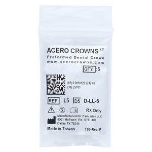 ACERO Crowns 5 1st Primary Lower Left Molar 5/Pk 5/Pk
