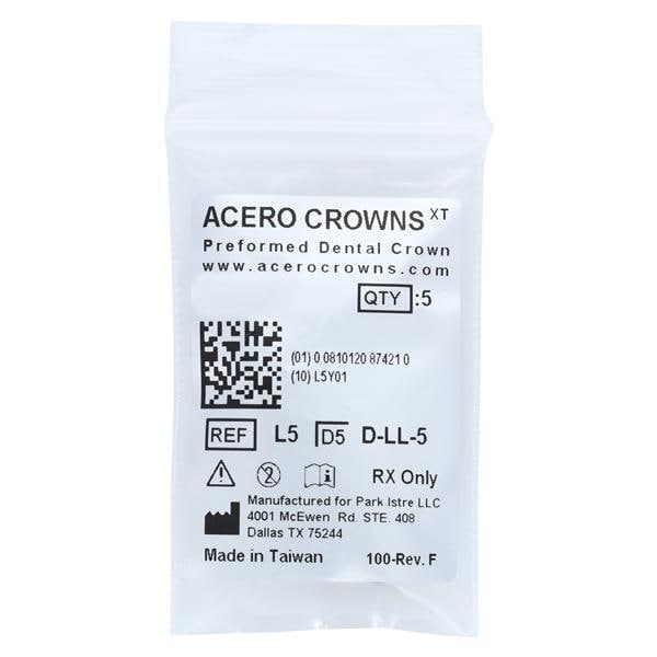 ACERO Crowns 5 1st Primary Lower Left Molar 5/Pk 5/Pk